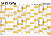 KALENDER 2023 ZUM AUSDRUCKEN - KOSTENLOS