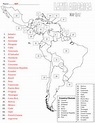 Latin America Map Quizzes: Print and Google Form by Teacher Bistro