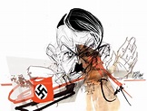 Andrés Casciani Caricaturas: Adolf Hitler (genocida)