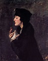 Miss Helene Beauclerk by George Lambert - ArtPaintingArtist
