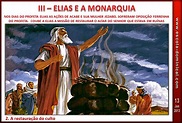Escola Bíblica Dominical: LIÇÃO 2 – ELIAS, O TISBITA / III - ELIAS E A ...