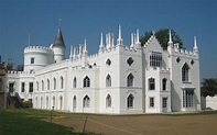 Strawberry Hill House in Twickenham, London, England is a Gothic Revival villa built by Horace ...