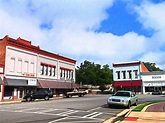 Town center in Cuthbert, Georgia. | Greek revival home, Greek revival ...