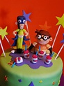 baby sugar: Tarta Fanboy y Chum-chum