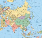 Mapa Politico Da Asia - EDULEARN