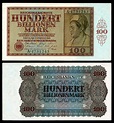 GERMAN PAPIERMARK OF THE WEIMAR REPUBLIC • Titolo finanziario storico ...