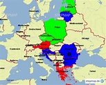StepMap - Aufteilung Osteuropa - Landkarte für Deutschland