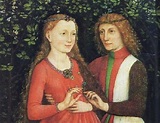Mary and Maximilian love brooch - Kaleidoscope effect