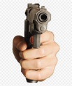 Gun Guns Shoot Shooting Pistol Pistols - Transparent Hand With Gun Png ...