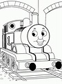 Dibujo para imprimir y colorear de Thomas y sus amigos