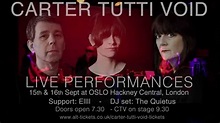 Carter Tutti Void - Live 2014 - YouTube