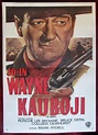 1972 Original Movie Vintage Poster The Cowboys John Wayne Western ...