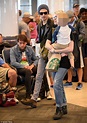 Rachel Wood cradles her son as she jets out of LAX | Daily Mail Online
