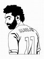 Mohamed Salah Coloring Page - Free Printable Coloring Pages for Kids