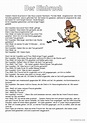 Einfache Texte - Kriminalität - Der…: Deutsch DAF Arbeitsblätter pdf & doc
