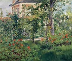 Edouard Manet | Edouard manet, Manet, Garden painting