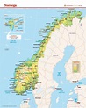 Mapa de Noruega - Lonely Planet