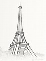 70 Easy and Beautiful Eiffel Tower Drawing and Sketches