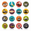 Human Resources Icons Set 469711 Vector Art at Vecteezy