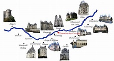 Carte Des Chateaux De La Loire | Carte