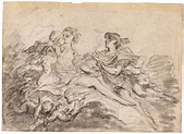 FRANÇOIS BOUCHER | VENUS, CUPID AND MERCURY | Old Master Drawings | Old ...