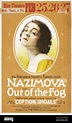 Vintage movie poster for the 1919 film Out of the Fog feat Nazimova ...