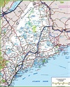 Maine (ME) Road and Highway Map