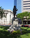 Miles Morgan Statue, Springfield - Lost New England