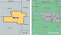 Murray County, Oklahoma / Map of Murray County, OK / Where is Murray ...