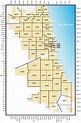 Chicago zip code map - Map of Chicago zip codes (United States of America)