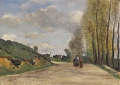 Jean-Baptiste-Camille Corot (French, 1796-1875) , Gouvieux, près ...