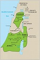 Map of Galilee, Samaria and Judea | The Fellowship of God's Covenant People