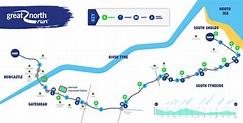 Great North Run Route 2023 Route Map