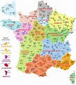 Mapa de Francia: mapa offline y mapa detallado de Francia
