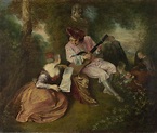 Jean-Antoine Watteau | The Scale of Love | NG2897 | National Gallery ...