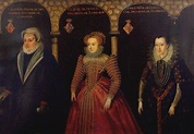 1599_Anónimo_Cristina de Dinamarca, duquesa de Lorena; Claudia de Francia, duquesa de Lorena, y ...