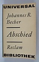 Reclambuch Johannes R. Becher "Abschied" | DDR Museum Berlin