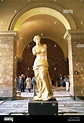 Statue of Venus de Milo in Louvre museum in Paris France Stock Photo ...