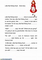 Little Red Riding Hood - Interactive worksheet