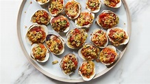 Clams Casino with Bacon and Bell Pepper Recipe | Epicurious