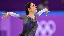 La patinadora rusa Yevguéniya Medvédeva establece un récord mundial en ...