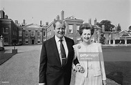 John Spencer, 8th Earl Spencer with his second wife Raine, Countess ...