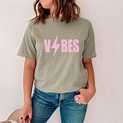 Camiseta Vibes linda camiseta de moda | Etsy