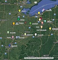 Ohio, USA - Google My Maps
