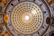 La Bóveda Del Panteón En Roma, Italia Imagen de archivo - Imagen de ...