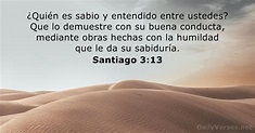 Santiago 3:13 - Versículo de la Biblia - DailyVerses.net