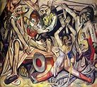 der nacht, 1919 von Max Beckmann (1884-1950, Germany ...