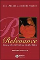 Amazon.com: Relevance: Communication and Cognition (9780631198789): Dan ...