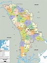 Detailed Political Map of Moldova - Ezilon Map