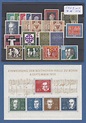 Bundesrepublik: alle Briefmarken des Jahrgangs 1959 komplett postfrisch ...